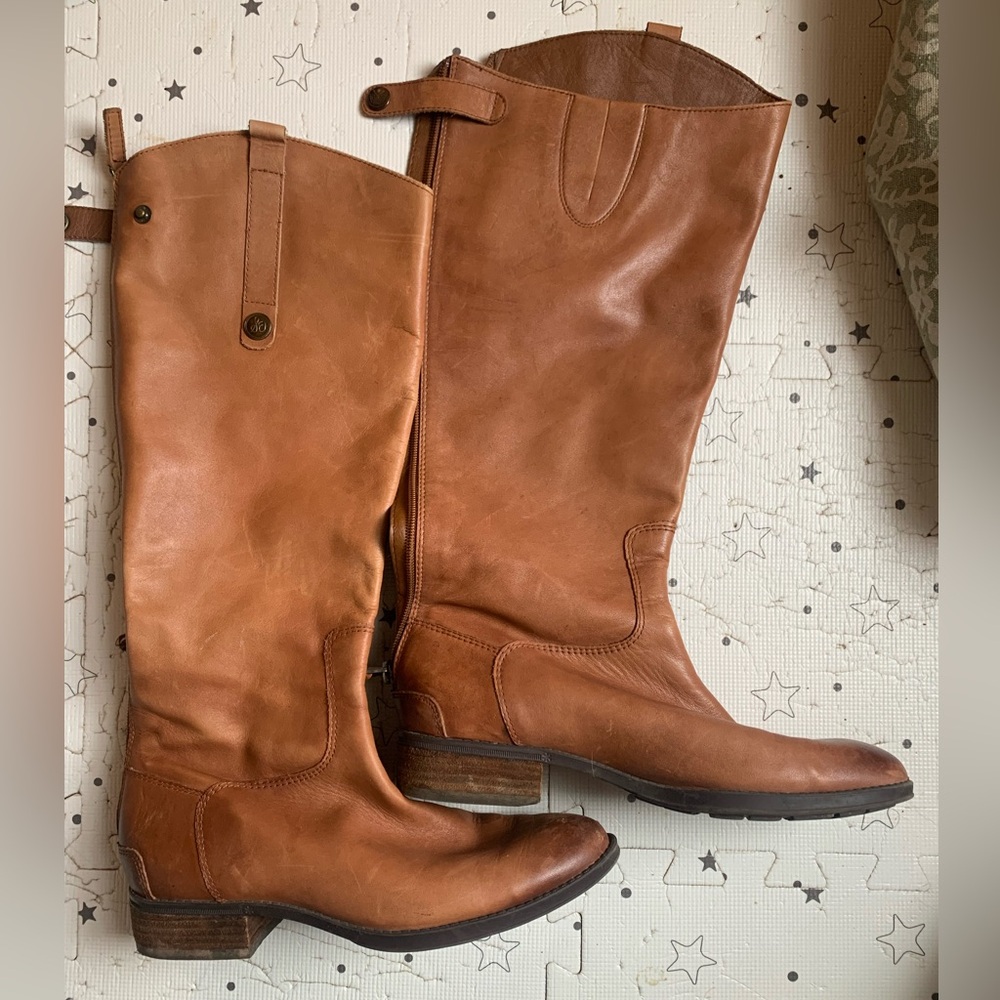 Sam Edelman Tan Leather Boots